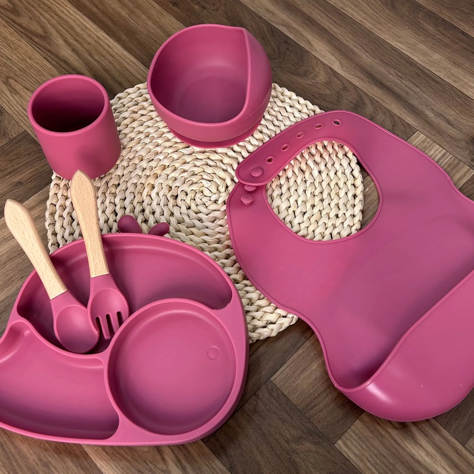 Set de Repas pour Bébé - Silicone - Miniworld - pour bébé maroc