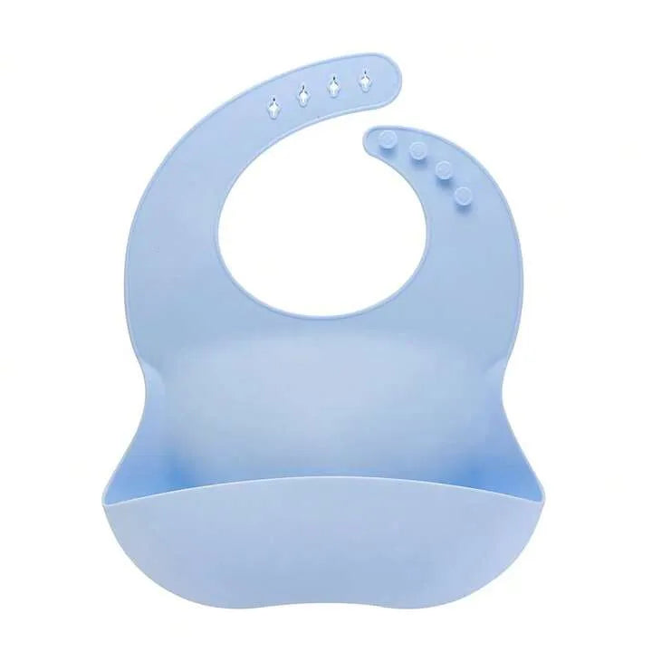 Set de Vaisselle en Silicone Bleu - Babebay - pour bébé maroc