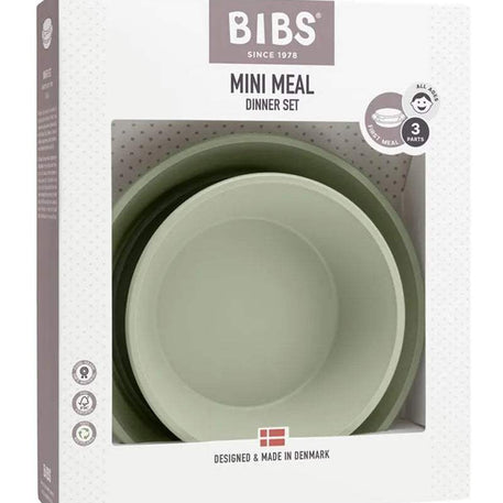 Set Repas Assiette & Bol Bibs - Sage - Bibs - Packs Repas pour bébé Maroc -www.babyboss.ma