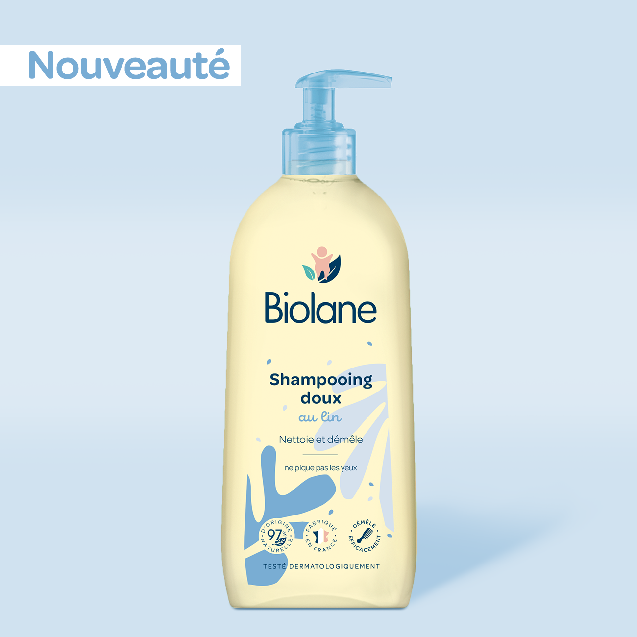 Shampooing doux - Biolane - BIOLANE - - Babyboss.ma