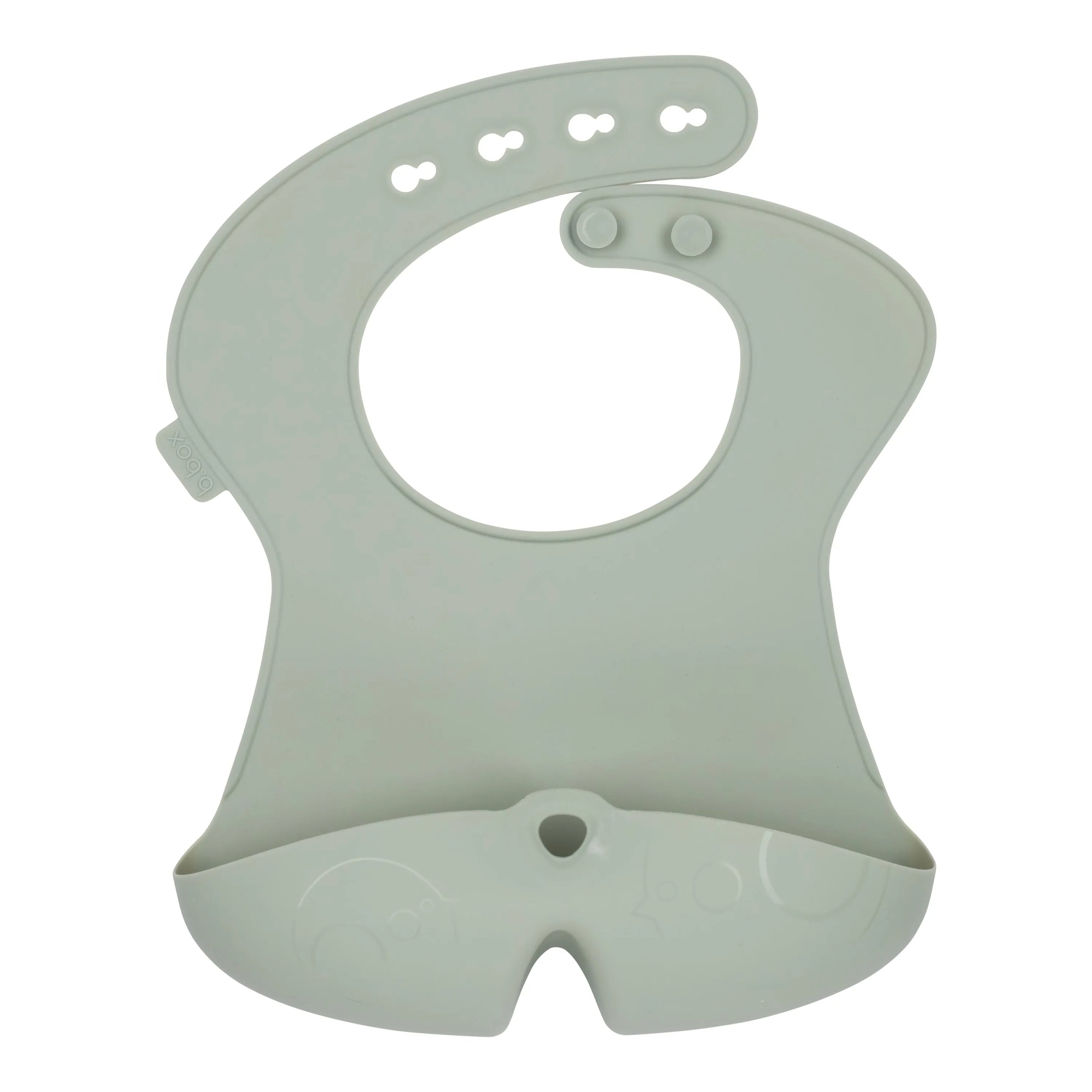 silicone bib - sage - BBOX USA - pour bébé maroc