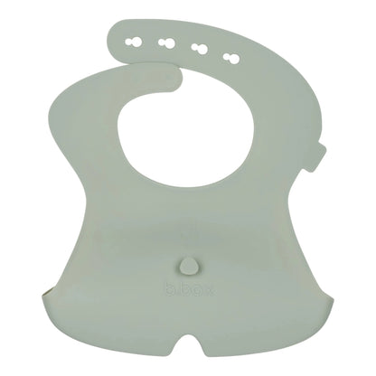 silicone bib - sage - BBOX USA - pour bébé maroc