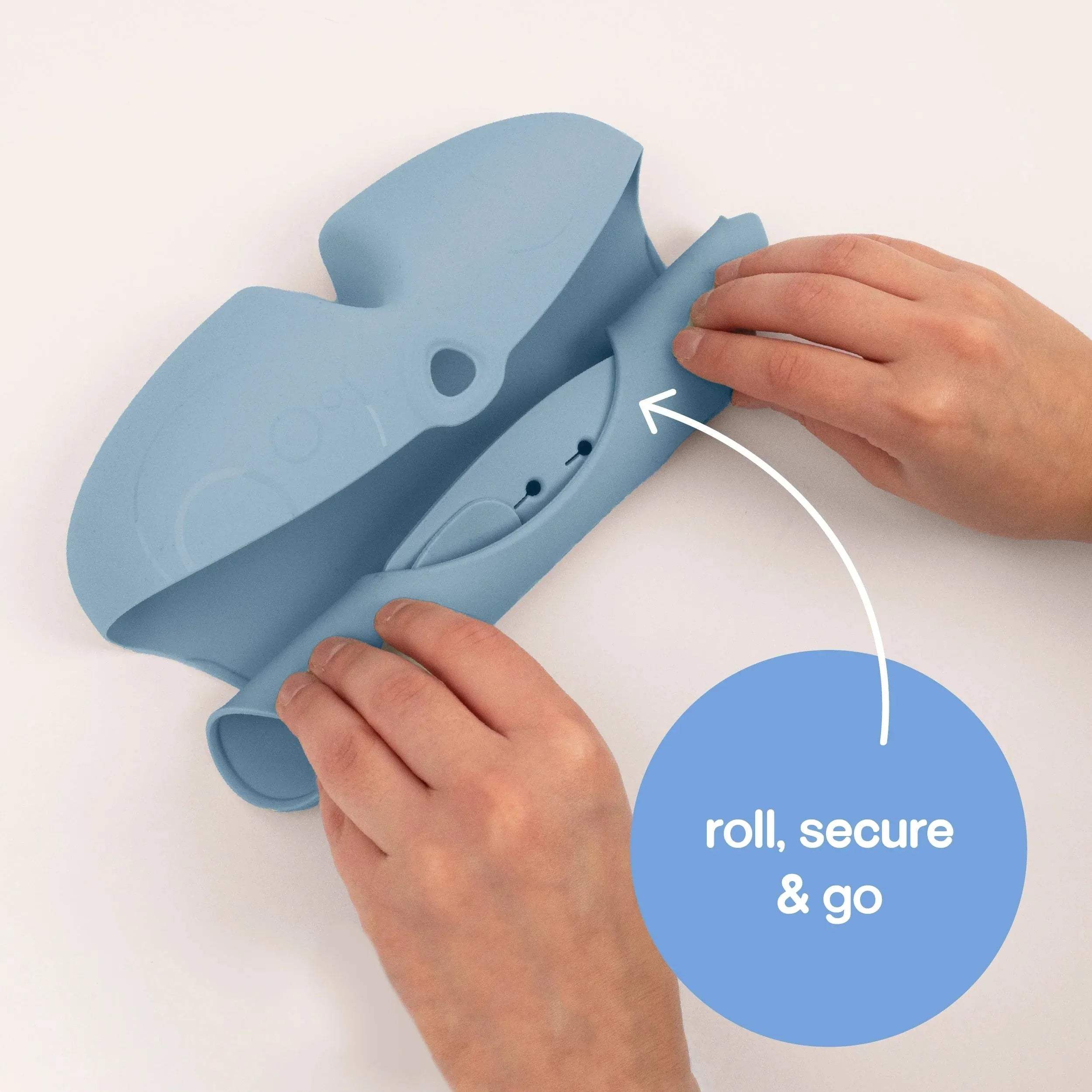 silicone bib - sage - BBOX USA - Bibs pour bébé Maroc -www.babyboss.ma