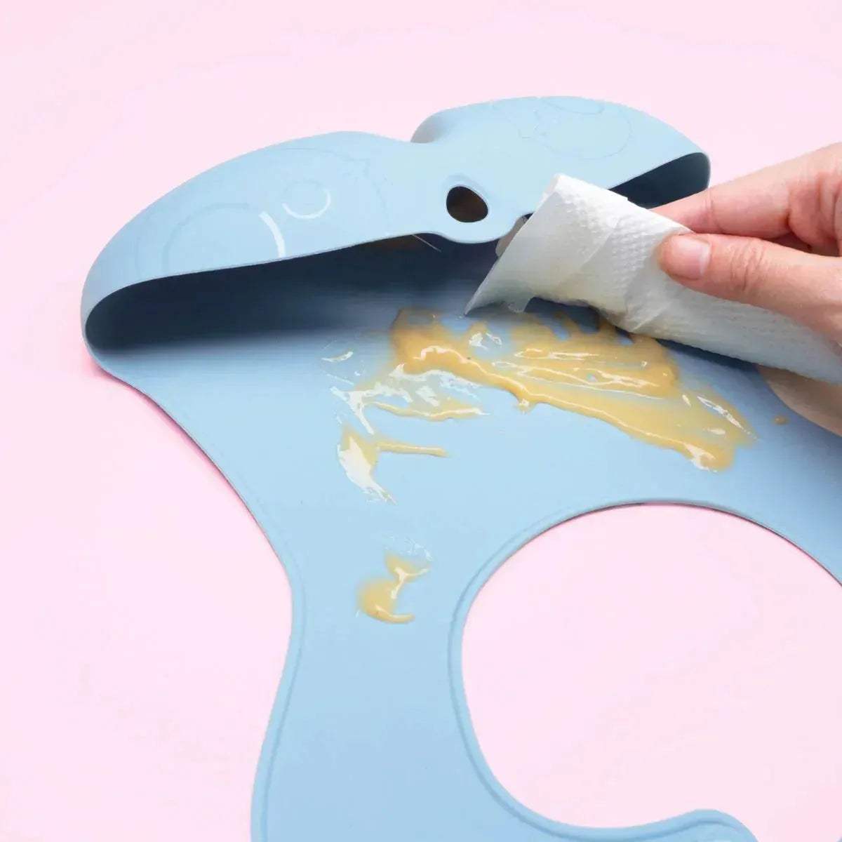 silicone bib - sage - BBOX USA - Bibs pour bébé Maroc -www.babyboss.ma