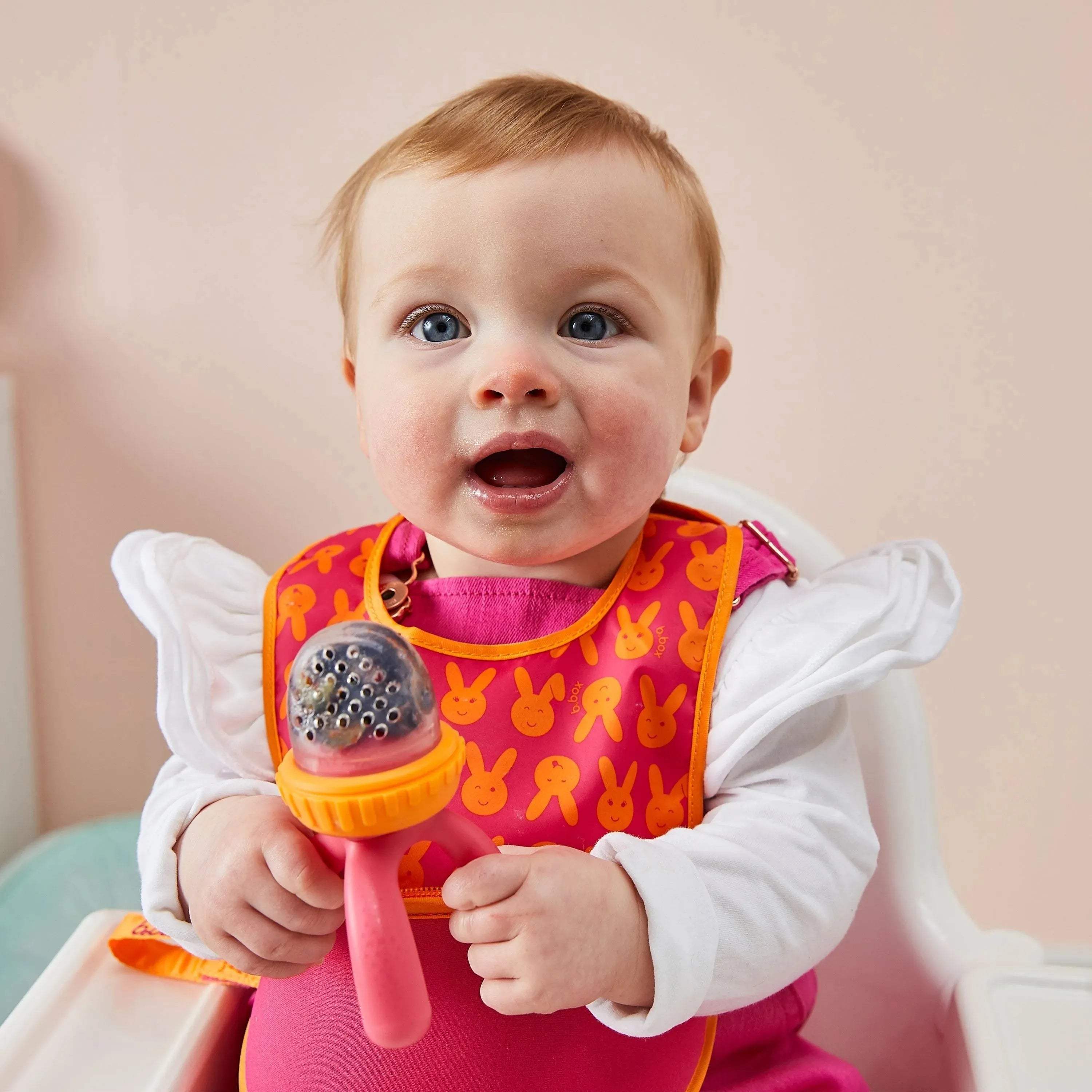 Grignoteuses en Silicone B.box - Strawberry Shake - BBOX USA - Grignoteuse pour bébé Maroc -www.babyboss.ma
