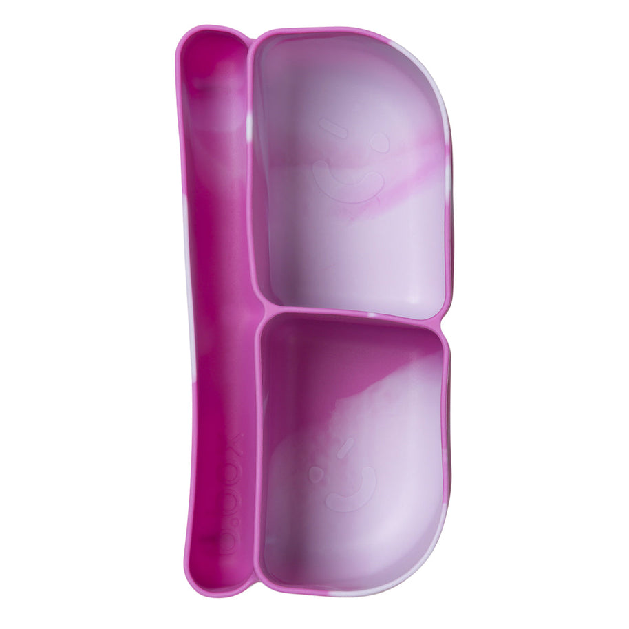 silicone bento tray - mini lunchbox - cosmic