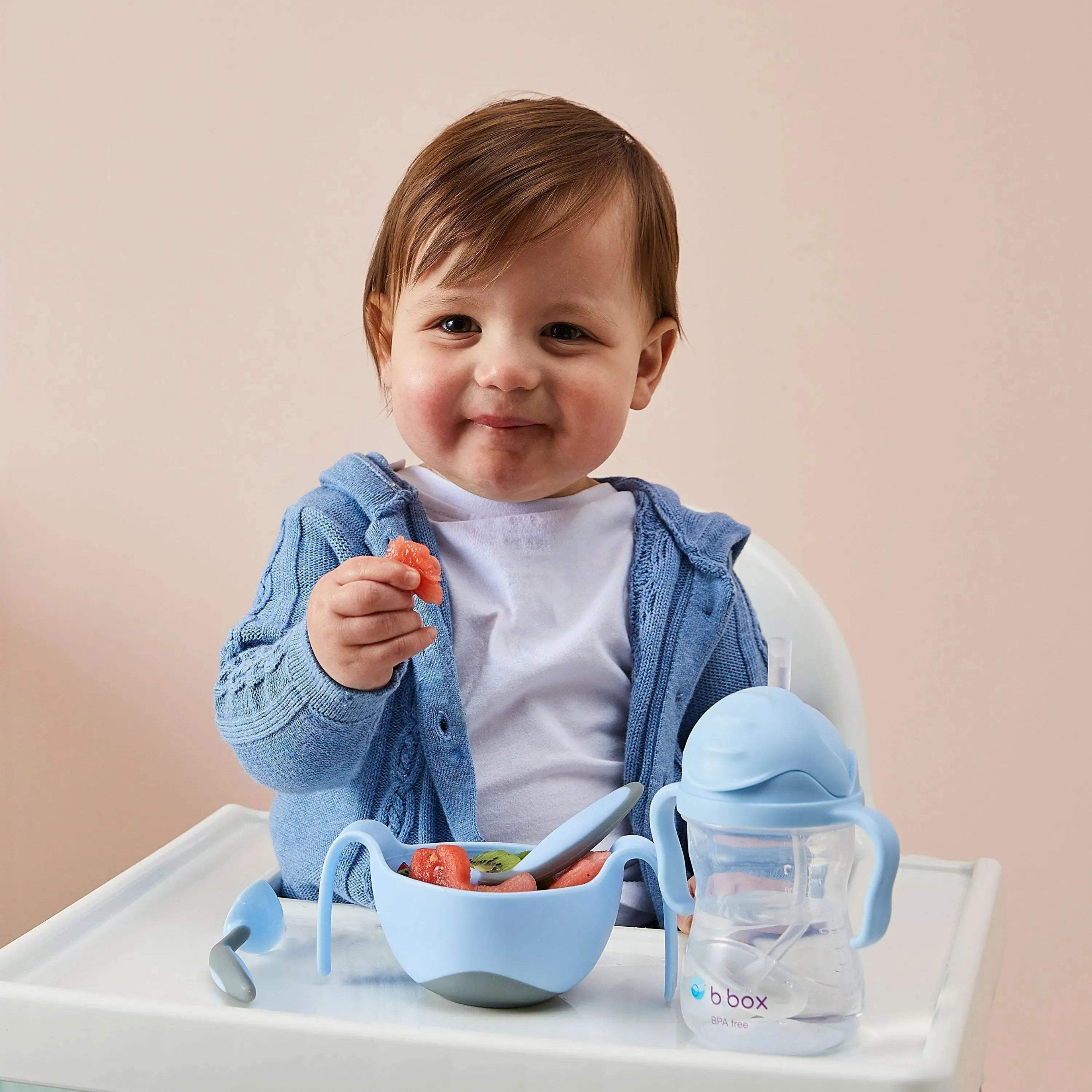 Sippy cup - grey - BBOX USA - Sippy cups pour bébé Maroc -www.babyboss.ma