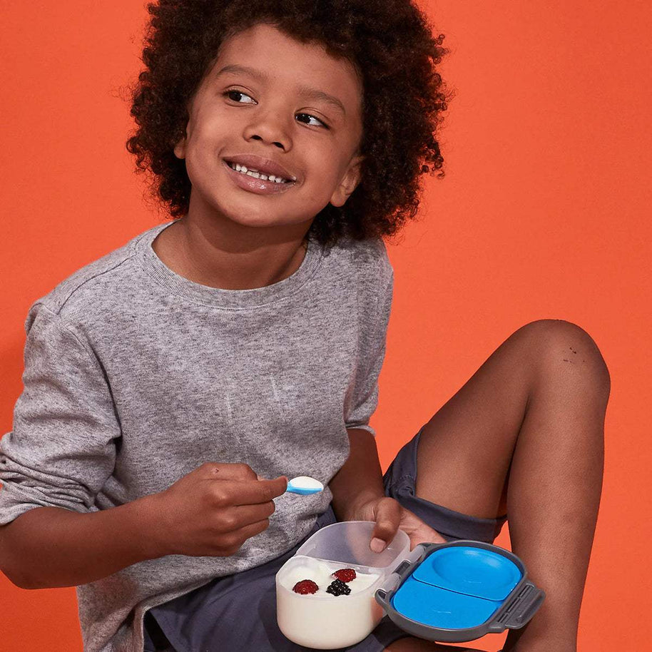 Snackbox B.box - Blue Slate - BBOX USA - pour bébé Maroc -www.babyboss.ma