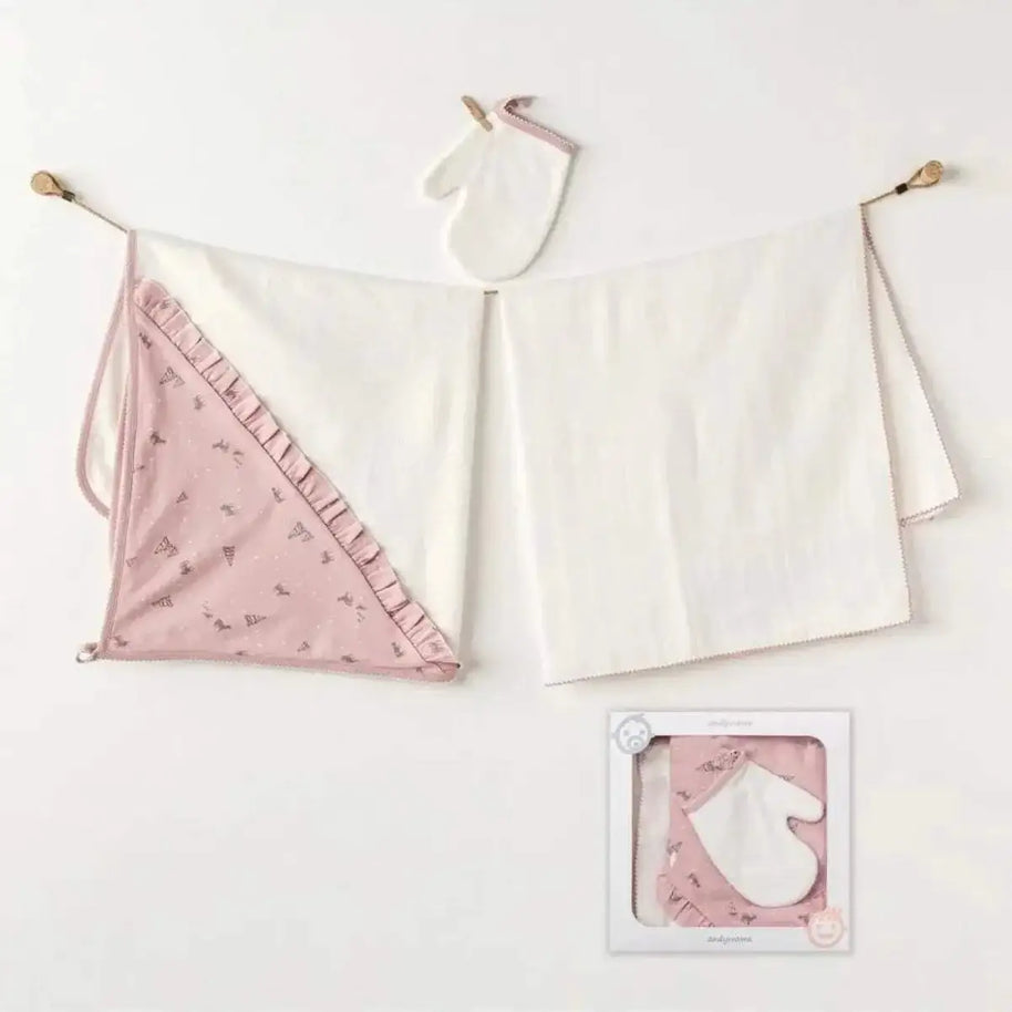 sortie_de_bain_chaton_100_coton_andywawa_blanc_et_rose-47727174418743-bebe-babyboss.ma-maroc - Babyboss.ma -bebe-maroc