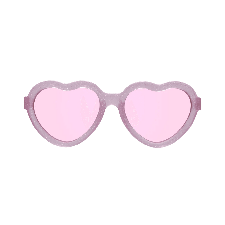 Lunettes de Soleil Babiators - Sparkle Squad Heart | Lavender Mirrored Lenses - Babiators Sunglasses - Sunglasses pour bébé Maroc -www.babyboss.ma