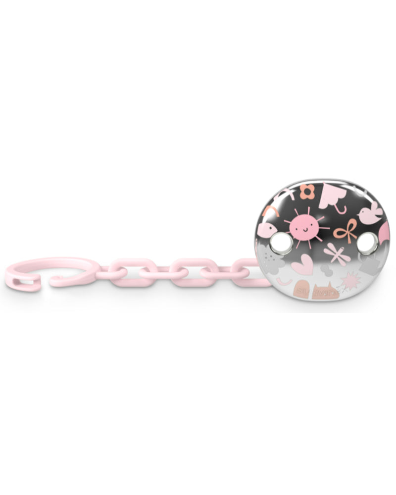 Suavinex Attache Sucette Ronde - Rose