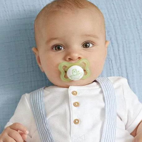 Sucette MAM Air 0-6 mois - Vert & Gris - MAM - Sucettes pour bébé Maroc -www.babyboss.ma