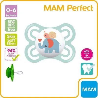 Sucette MAM Perfect 2-6m - loutre de mer - BABYBOSS - MAM - pour bébé maroc