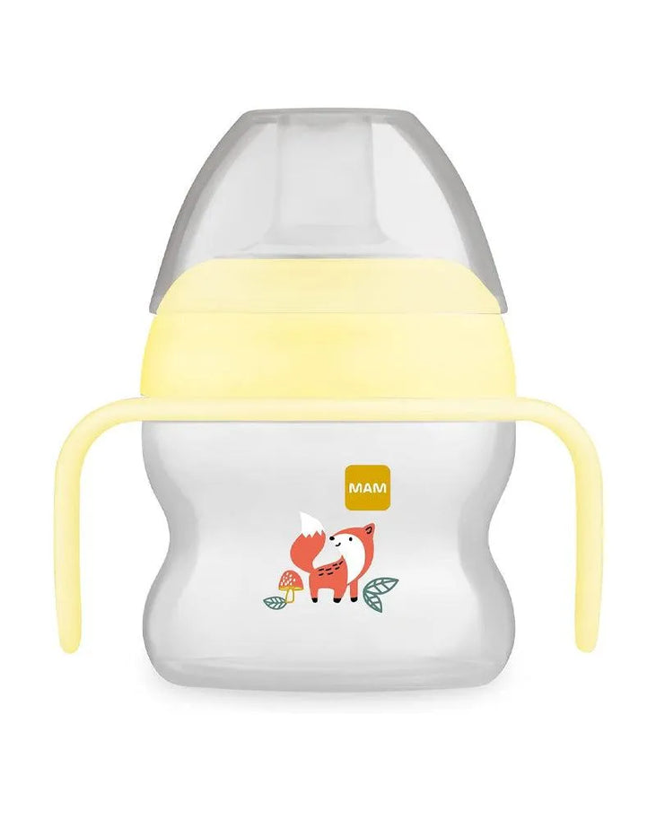 Tasse À Bec Souple MAM 150ml - Jaune - Babyboss.ma - MAM - pour bébé maroc