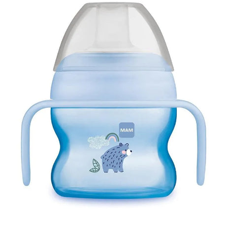 Tasse À Bec Souple MAM 150ml - Ours Bleu - Babyboss.ma - MAM - pour bébé maroc