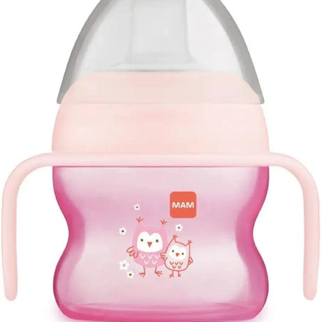 Tasse À Bec Souple MAM 150ml - Rose - Babyboss.ma - MAM - pour bébé maroc