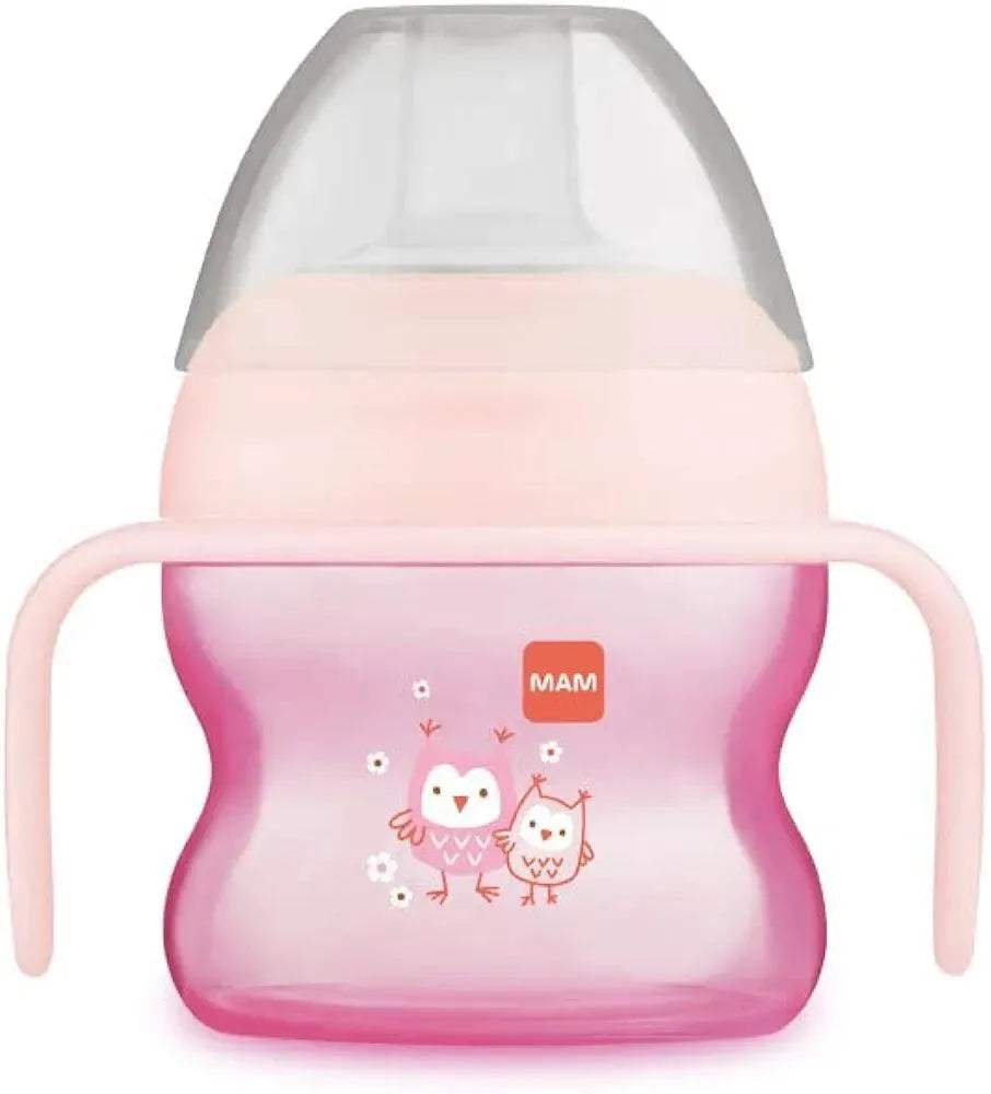 Tasse À Bec Souple MAM 150ml - Rose - MAM - Tasses pour bébé Maroc -www.babyboss.ma