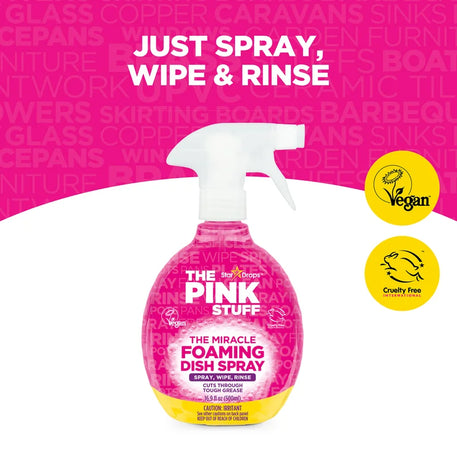 The pink stuff- Spray vaisselle miracle dégraissant 500 ml