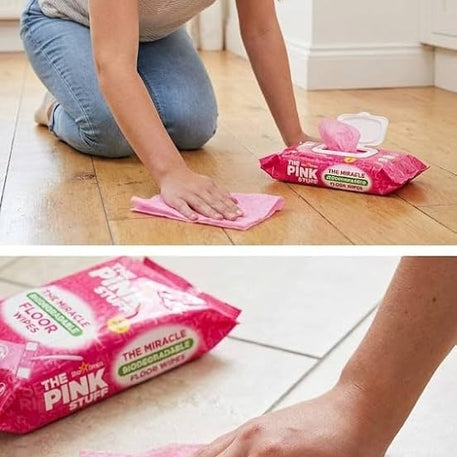 The pink stuff - مناديل تنظيف قابلة للتحلل للأرضيات *20