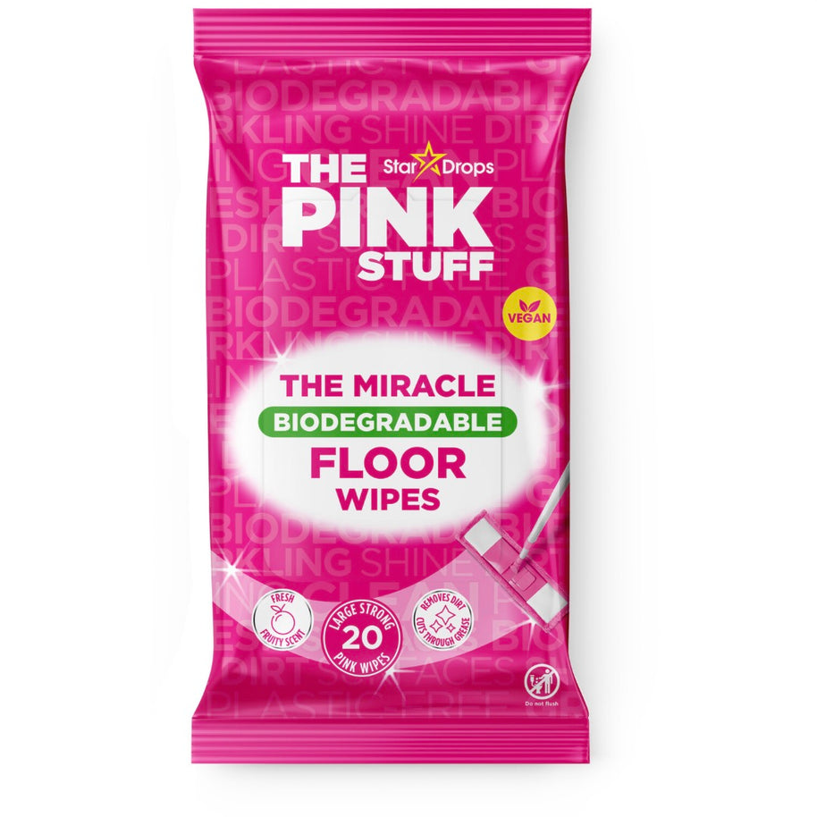 The pink stuff - مناديل تنظيف قابلة للتحلل للأرضيات *20