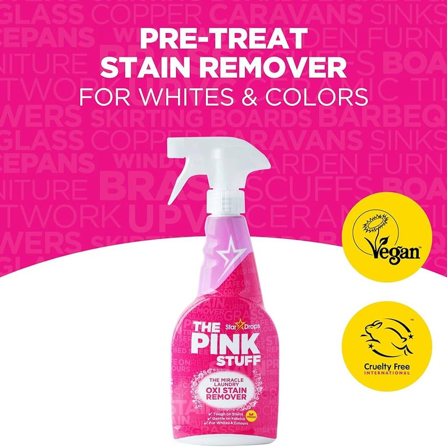 The pink stuff بخاخ مزيل للبقع Oxi Miracle للنسيج 500 مل