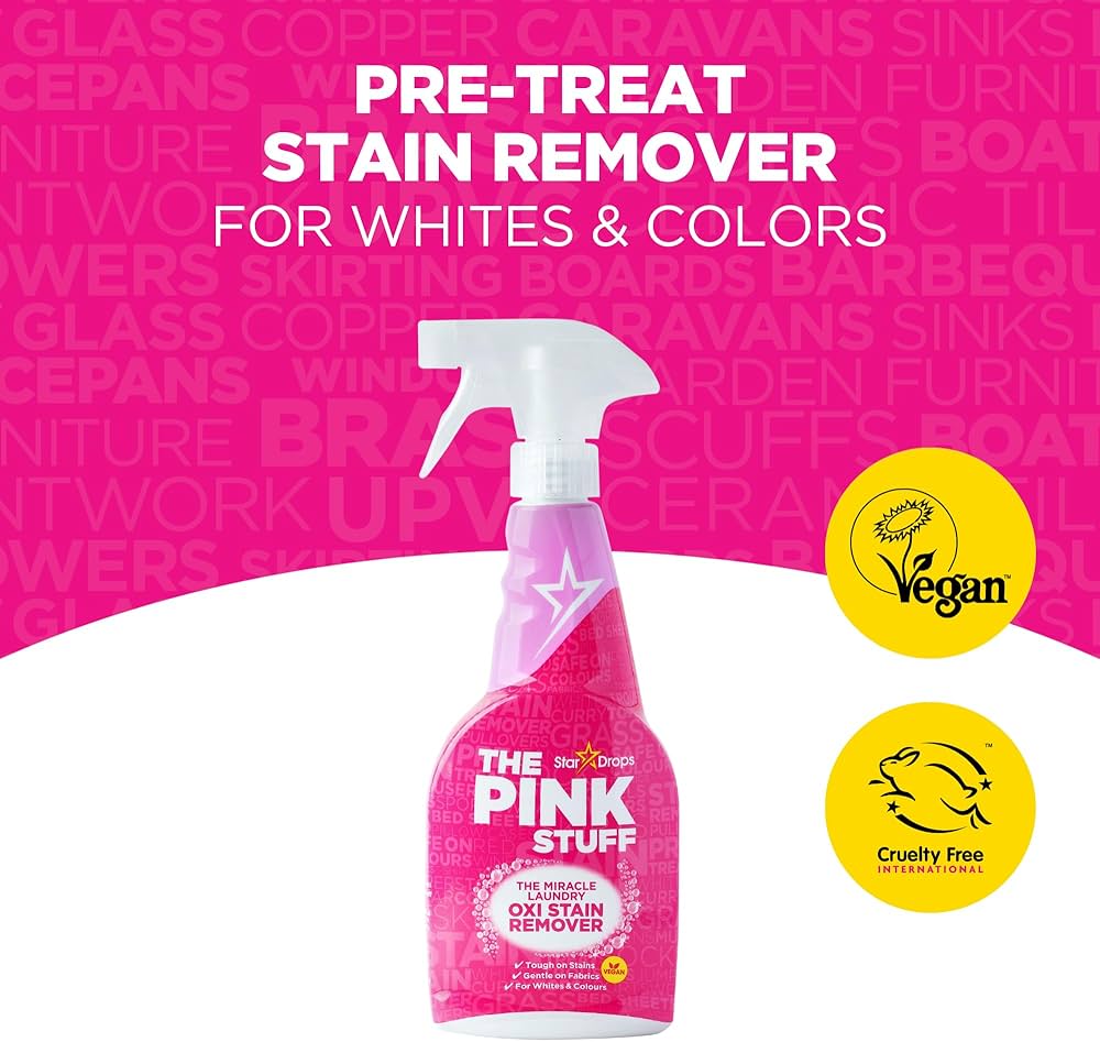 The pink stuff بخاخ مزيل للبقع Oxi Miracle للنسيج 500 مل