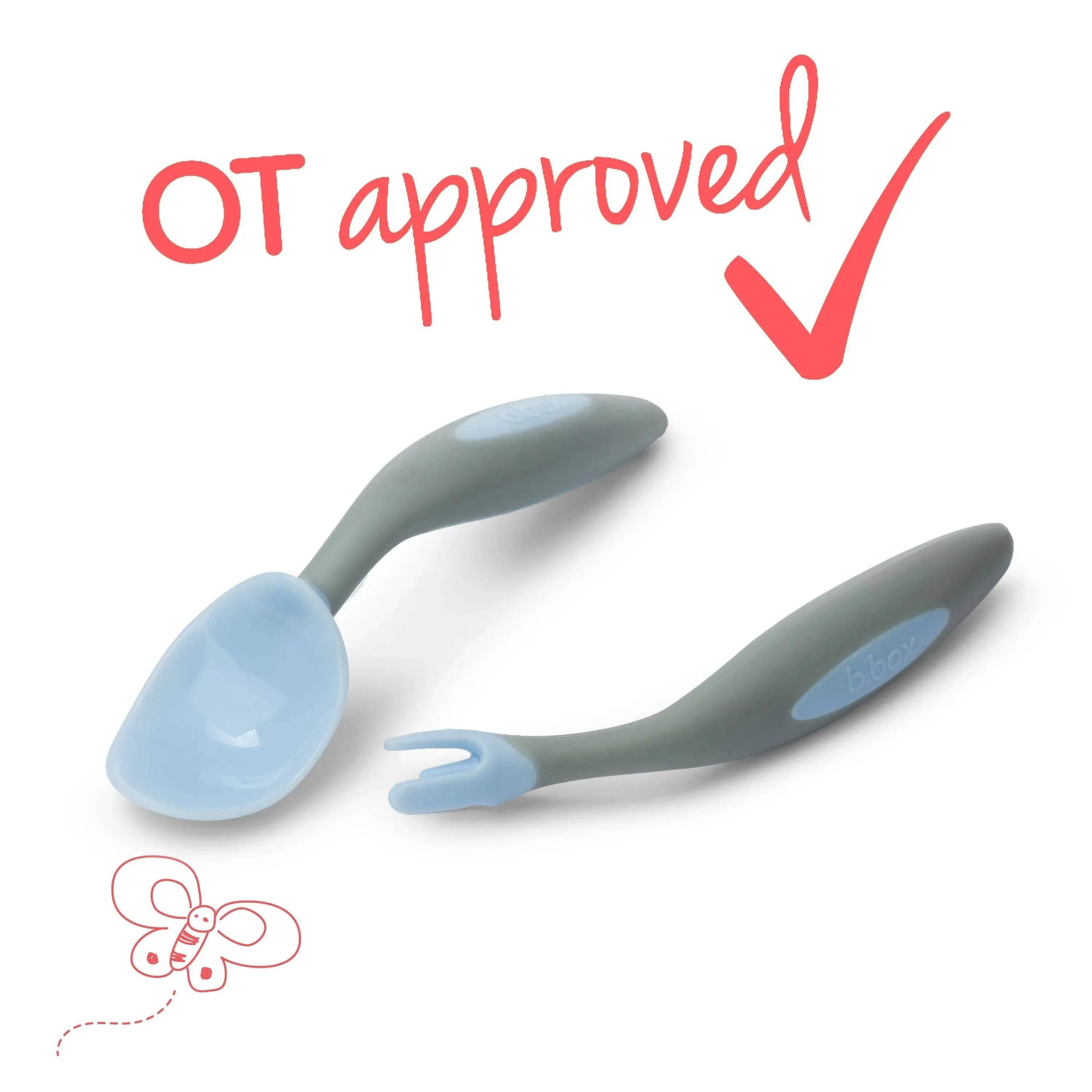 toddler cutlery set - bubblegum - BBOX USA - Cutlery sets pour bébé Maroc -www.babyboss.ma