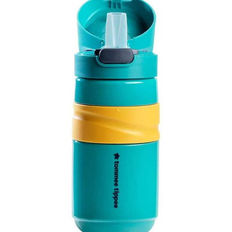 Tommee Tippee Gourde Anti-Fuite avec Paille 500ml - Bleu - Tommee Tippee - Gourdes Isothermes pour bébé Maroc -www.babyboss.ma