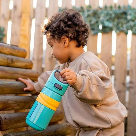 Tommee Tippee Gourde Anti-Fuite avec Paille 500ml - Bleu - Tommee Tippee - Gourdes Isothermes pour bébé Maroc -www.babyboss.ma