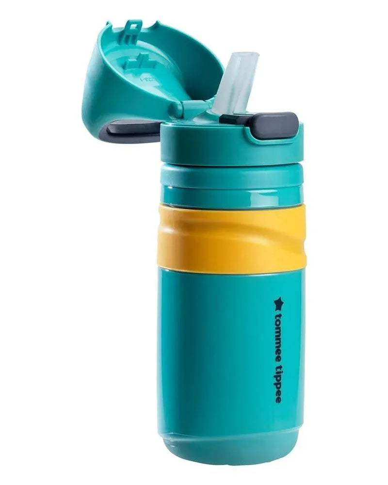 Tommee Tippee Gourde Anti-Fuite avec Paille 500ml - Bleu - Tommee Tippee - Gourdes Isothermes pour bébé Maroc -www.babyboss.ma