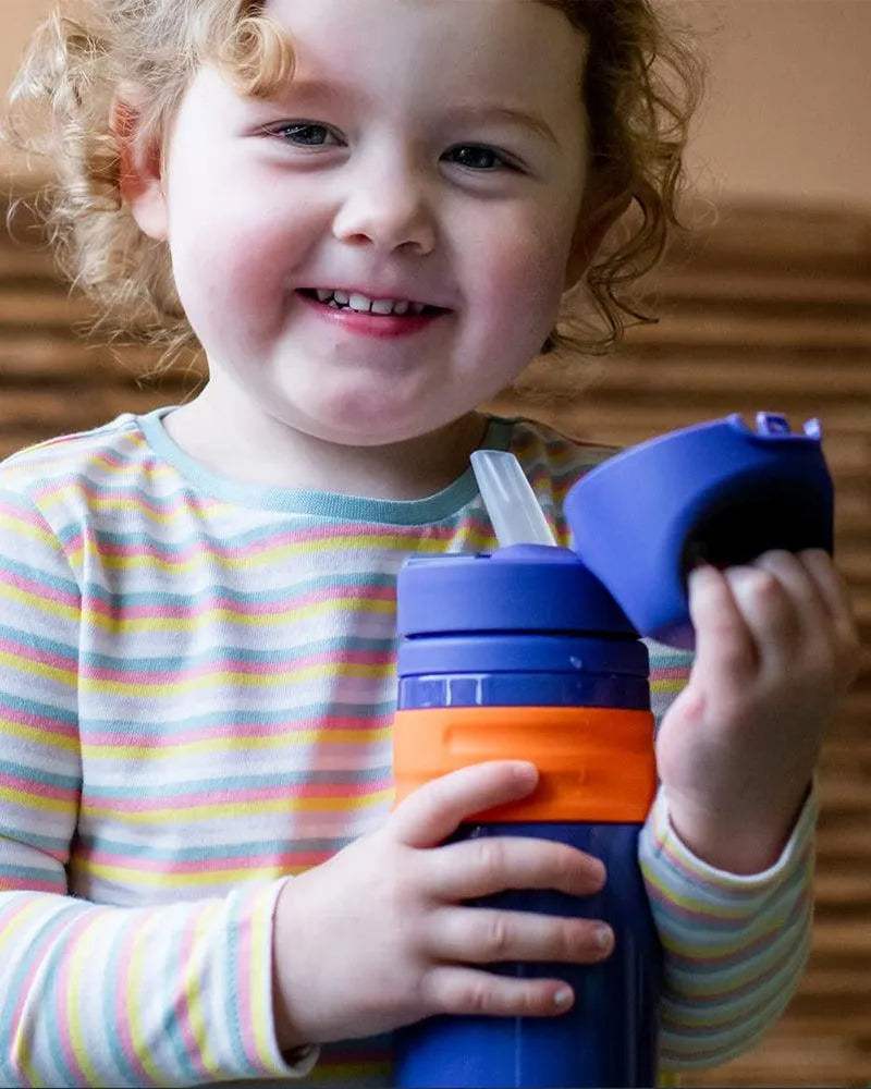 Tommee Tippee Gourde Anti-Fuite avec Paille 500ml - Mauve - Tommee Tippee - Gourdes Isothermes pour bébé Maroc -www.babyboss.ma