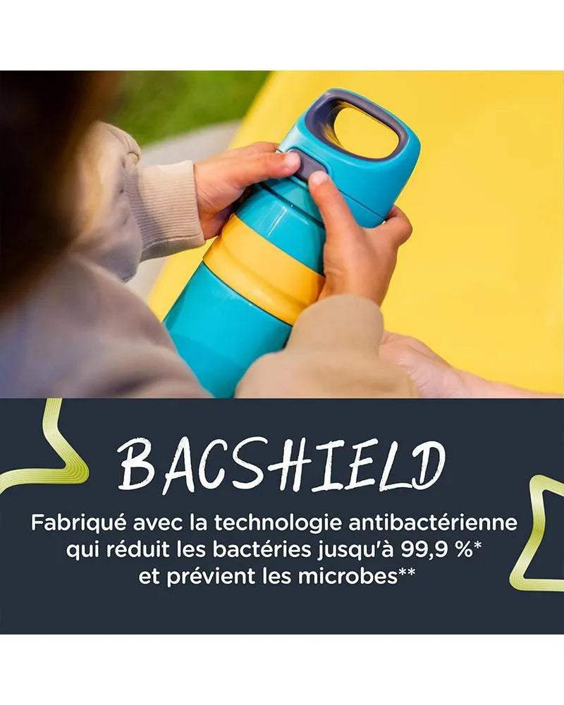 Tommee Tippee Gourde Anti-Fuite avec Paille 500ml - Mauve - Tommee Tippee - Gourdes Isothermes pour bébé Maroc -www.babyboss.ma