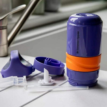 Tommee Tippee Gourde Anti-Fuite avec Paille 500ml - Mauve - Tommee Tippee - Gourdes Isothermes pour bébé Maroc -www.babyboss.ma