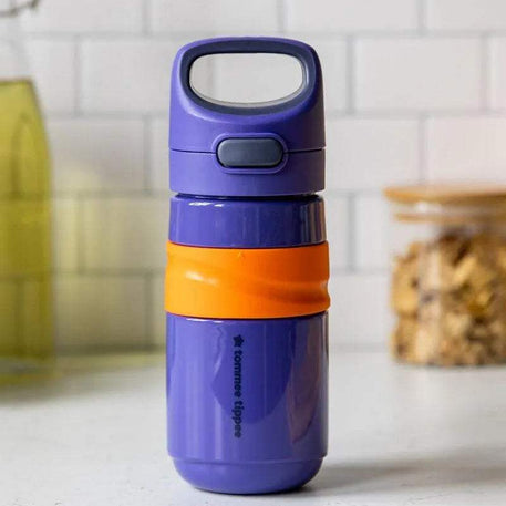 Tommee Tippee Gourde Anti-Fuite avec Paille 500ml - Mauve - Tommee Tippee - Gourdes Isothermes pour bébé Maroc -www.babyboss.ma