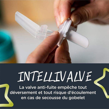 Tommee Tippee Gourde Anti-Fuite avec Paille 500ml - Orange - Tommee Tippee - Gourdes Isothermes pour bébé Maroc -www.babyboss.ma