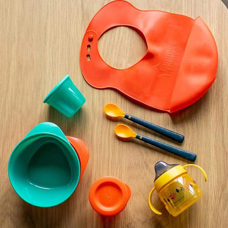 Tommee Tippee Kit d'apprentissage en Silicone - Tommee Tippee - Packs Repas pour bébé Maroc -www.babyboss.ma