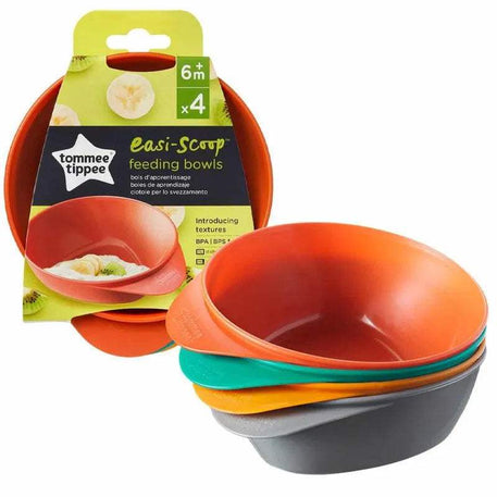 Tommee Tippee Lot de 4 Bols pour Bébé Easi Scoop 6M+ - Tommee Tippee - Bols pour bébé Maroc -www.babyboss.ma