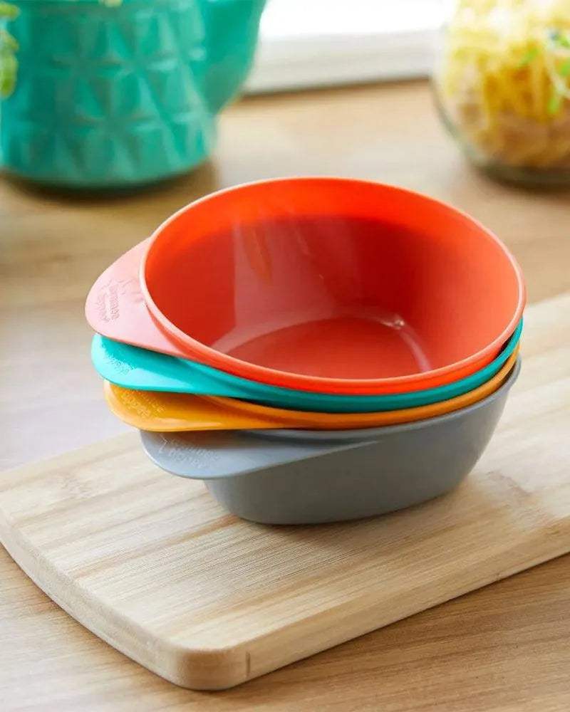 Tommee Tippee Lot de 4 Bols pour Bébé Easi Scoop 6M+ - Tommee Tippee - Bols pour bébé Maroc -www.babyboss.ma