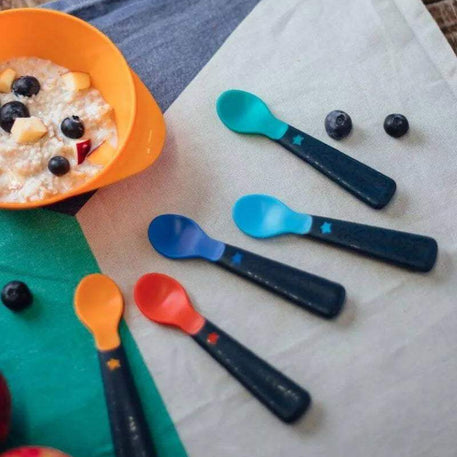 Tommee Tippee Lot de 5 Cuillères d'apprentissage Easigrip 4M+ - Tommee Tippee - Cuillères d'apprentissage pour bébé Maroc -www.babyboss.ma