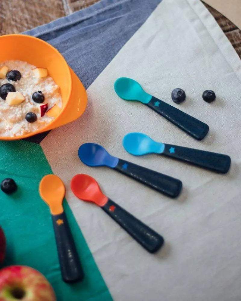 Tommee Tippee Lot de 5 Cuillères d'apprentissage Easigrip 4M+ - Tommee Tippee - Cuillères d'apprentissage pour bébé Maroc -www.babyboss.ma