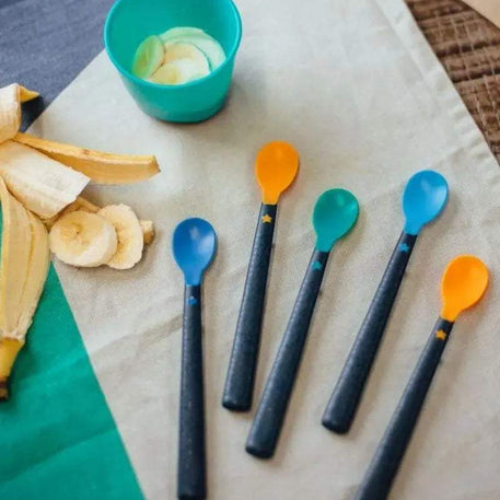 Tommee Tippee Lot de 5 Cuillères d'apprentissage Softee 4M+ - Tommee Tippee - Cuillères d'apprentissage pour bébé Maroc -www.babyboss.ma