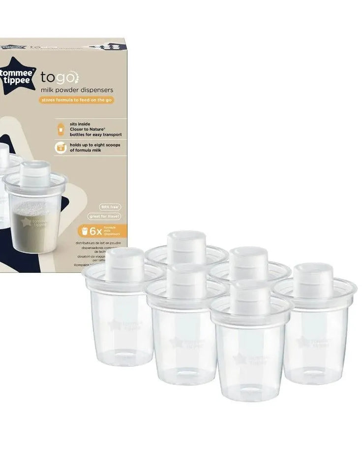 Tommee Tippee Lot de 6 Distributeurs de Lait en Poudre - Babyboss.ma - Tommee Tippee - pour bébé maroc