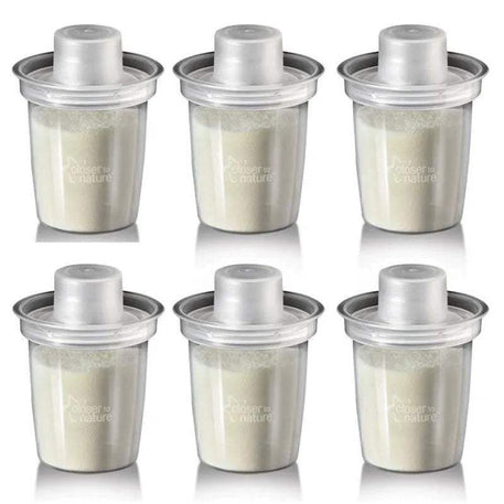 Tommee Tippee Lot de 6 Distributeurs de Lait en Poudre - Tommee Tippee - Doseurs de Lait pour bébé Maroc -www.babyboss.ma