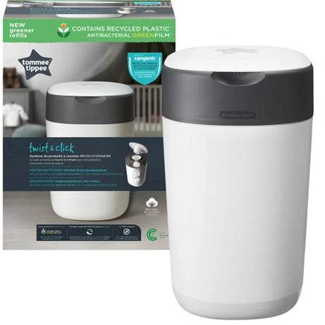 Tommee Tippee Poubelle à Couches Anti-Odeur Twist & Click - Blanc - Babyboss.ma - Tommee Tippee - pour bébé maroc