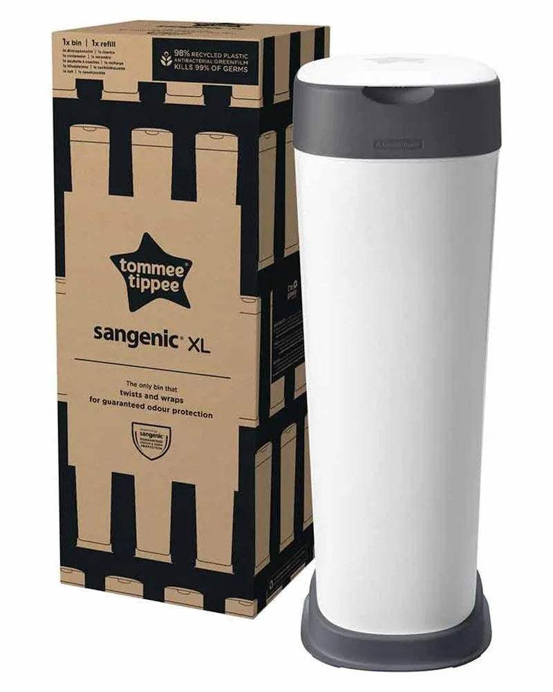 Tommee Tippee Poubelle à Couches Sangenic XL - Blanc - Tommee Tippee - Poubelle à couches pour bébé Maroc -www.babyboss.ma