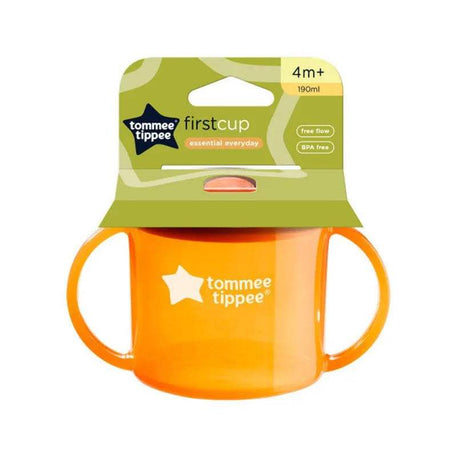 Tommee Tippee Première Tasse à Bec 4M+ 190ml - Orange - Tommee Tippee - Tasses pour bébé Maroc -www.babyboss.ma
