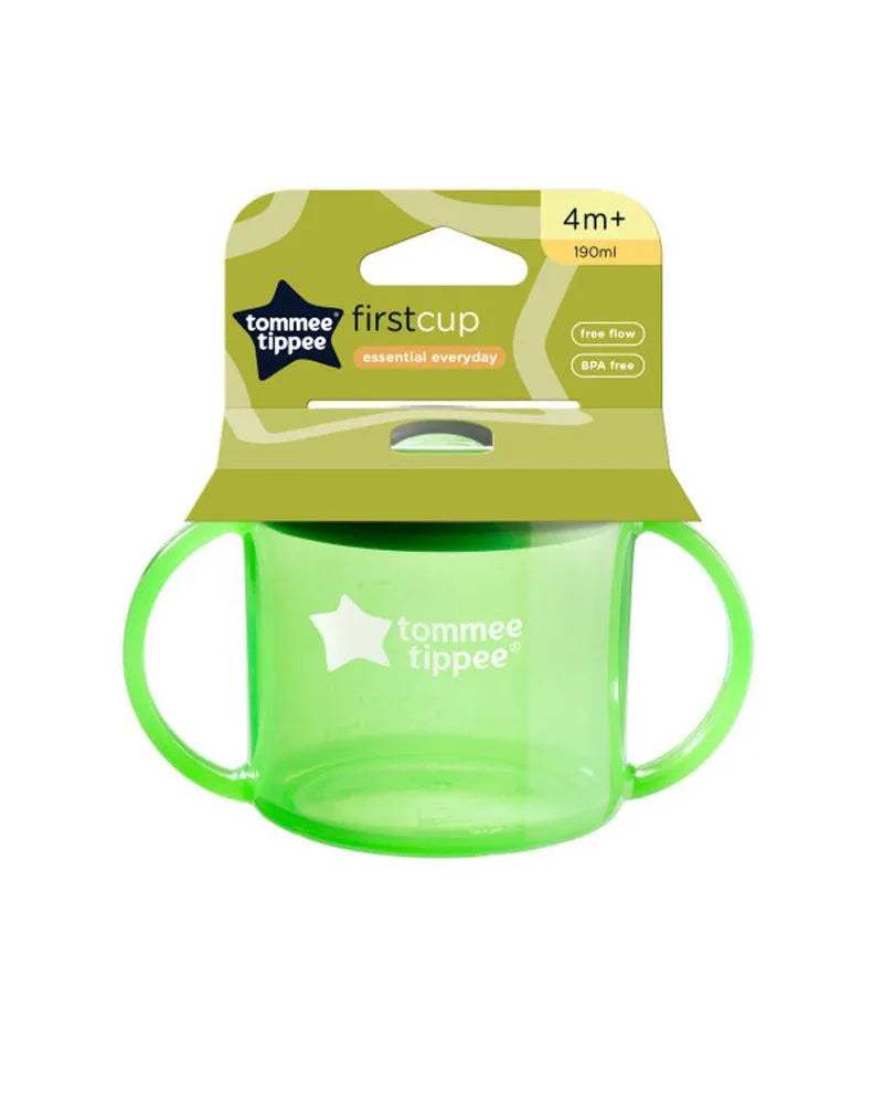 Tommee Tippee Première Tasse avec Bec 4M+ 190ml - Vert - Tommee Tippee - Tasses à Bec pour bébé Maroc -www.babyboss.ma