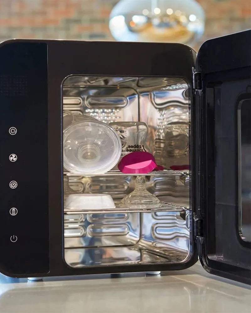 Tommee Tippee Stérilisateur Ultra UV, séchage et stockage pour biberons et accessoires - Noir - Tommee Tippee - Stérilisateurs de biberons pour bébé Maroc -www.babyboss.ma