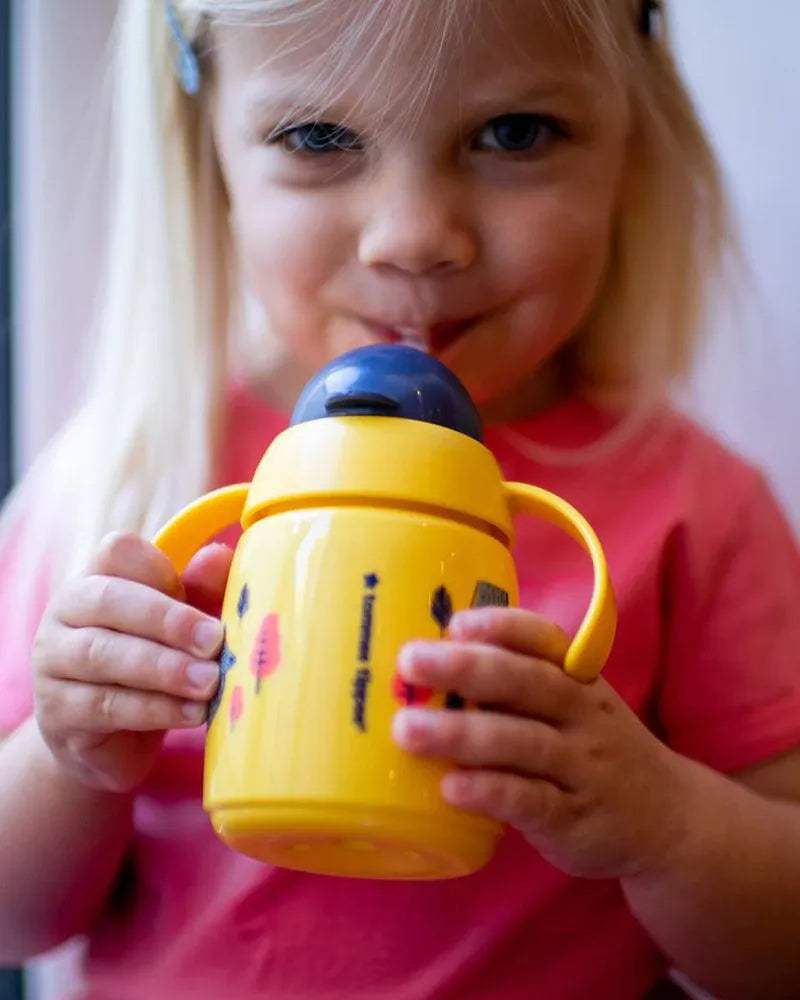 Tommee Tippee Tasse à paille Super Star 300ml - Jaune - Tommee Tippee - Tasses à paille pour bébé Maroc -www.babyboss.ma