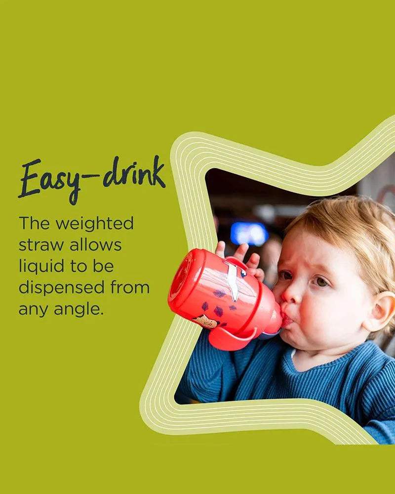 Tommee Tippee Tasse à paille Super Star 300ml - Jaune - Tommee Tippee - Tasses à paille pour bébé Maroc -www.babyboss.ma